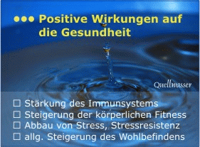 Positive Wirkungen von Kneipp-Anwendungen